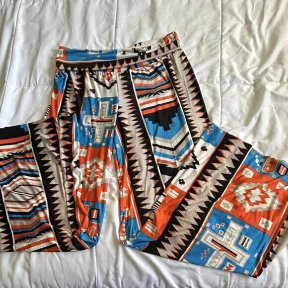 Palazzo Retro Pattern Soft Touch Retro Pattern Size L - Picture 2 of 4